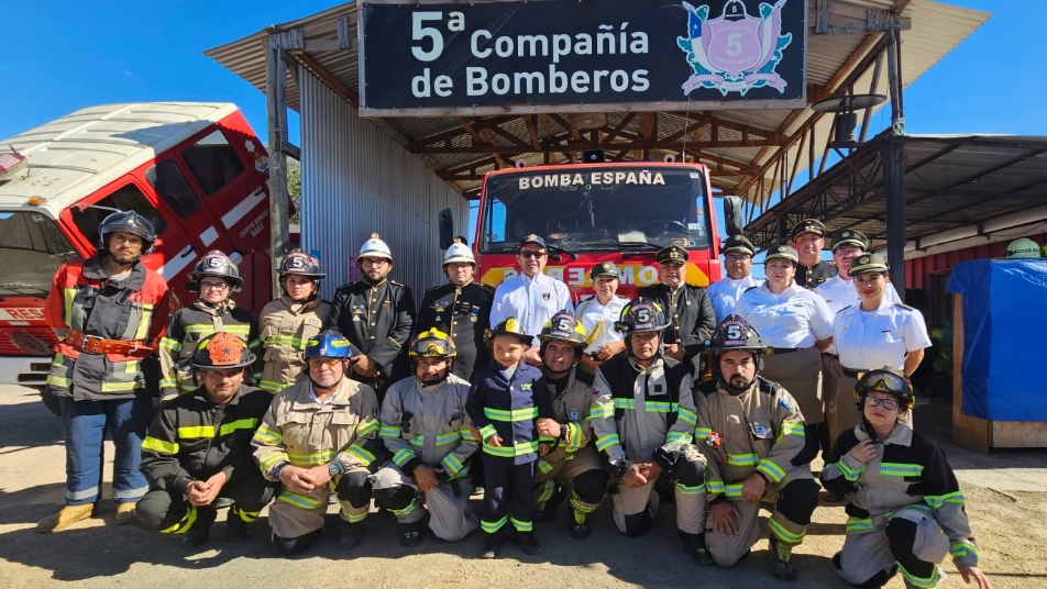 En Terreno: Recorrido por Cuerpo de Bomberos de Maule y aniversario Sexta Compañía de Curicó